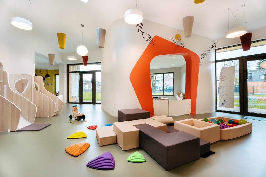 Intérieur de la crèche pour enfants